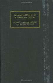 Cover of: Escalation and Negotiation in International Conflicts