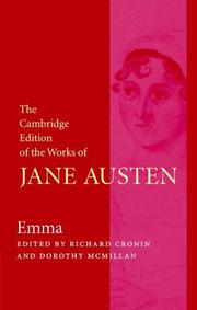 Cover of: The Cambridge Edition of the Works of Jane Austen  3 Volume Set