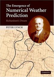 Cover of: The Emergence of Numerical Weather Prediction: Richardson's Dream