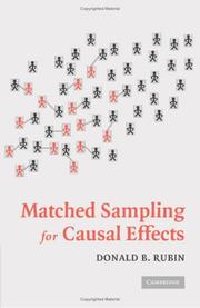 Cover of: Matched Sampling for Causal Effects