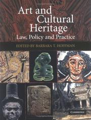 Cover of: Art and cultural heritage by edited by Barbara T. Hoffman.