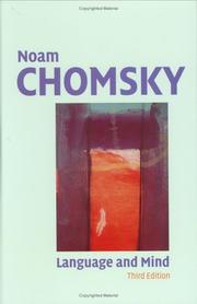 Cover of: Language and Mind by Noam Chomsky