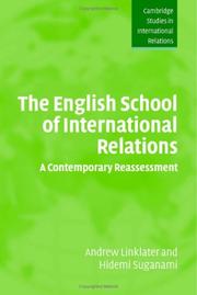 Cover of: The English school of international relations: a contemporary reassessment