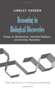 Cover of: Reasoning in Biological Discoveries by Lindley Darden