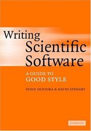 Cover of: Writing Scientific Software: A Guide to Good Style