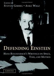 Defending Einstein by Hans Reichenbach, Steven Gimbel, Anke Walz