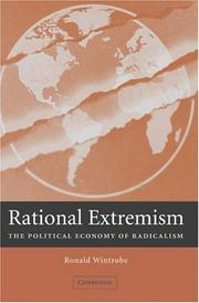 Cover of: Rational extremism: the political economy of radicalism