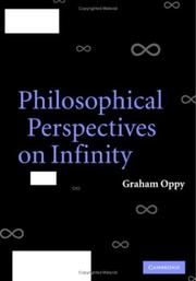 Cover of: Philosophical perspectives on infinity