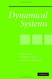 Cover of: Dynamical Systems (London Mathematical Society Student Texts)