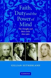 Faith, Duty, and the Power of Mind by Gill Sutherland