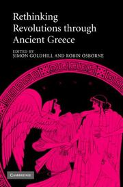 Cover of: Rethinking Revolutions through Ancient Greece by 
