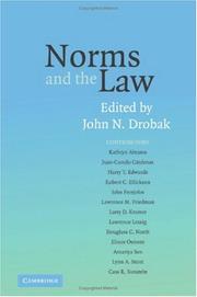 Cover of: Norms and the Law by John N. Drobak, John N. Drobak