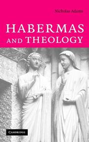 Cover of: Habermas and Theology