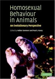 Cover of: Homosexual Behaviour in Animals by 