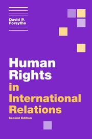 Cover of: Human Rights in International Relations (Themes in International Relations) by David P. Forsythe