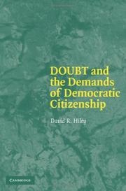 Cover of: Doubt and the demands of democratic citizenship