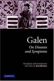 Cover of: Galen by Galen, Ian Johnston