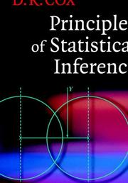 Cover of: Principles of Statistical Inference by David R. Cox
