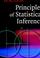 Cover of: Principles of Statistical Inference