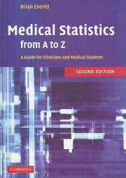 Cover of: Medical Statistics from A to Z by B. S. Everitt, B. S. Everitt