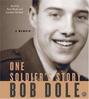 Cover of: One Soldier's Story CD: A Memoir