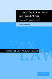 Cover of: Income Tax in Common Law Jurisdictions