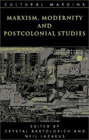 Cover of: Marxism, Modernity and Postcolonial Studies (Cultural Margins)