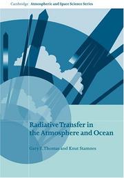 Cover of: Radiative Transfer in the Atmosphere and Ocean (Cambridge Atmospheric and Space Science Series)