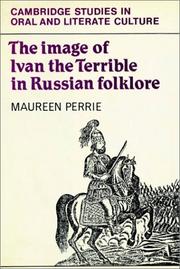 Cover of: The Image of Ivan the Terrible in Russian Folklore (Cambridge Studies in Oral and Literate Culture)