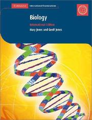 Cover of: Biology for IGCSE and O Level International Edition (Cambridge International Examinations)