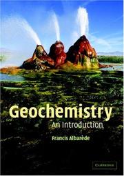 Geochemistry by Francis Albarède