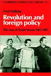 Cover of: Revolution and Foreign Policy by Fred Halliday