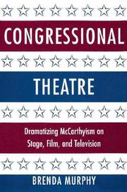 Cover of: Congressional Theatre by Brenda Murphy, Brenda Murphy