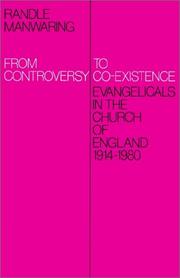 Cover of: From Controversy to Co-Existence by Randle Manwaring