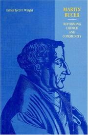 Cover of: Martin Bucer: Reforming Church and Community