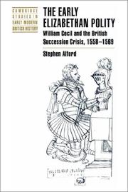 Cover of: The Early Elizabethan Polity by Stephen Alford