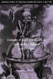 Cover of: Contours of Death and Disease in Early Modern England (Cambridge Studies in Population, Economy and Society in Past Time)