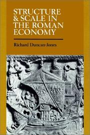 Cover of: Structure and Scale in the Roman Economy by Richard Duncan-Jones