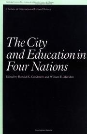 Cover of: The City and Education in Four Nations (Themes in International Urban History)