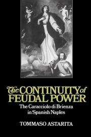 The Continuity of Feudal Power by Tommaso Astarita