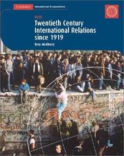 Cover of: Twentieth Century History: IGCSE by Tony McAleavy