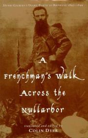 Cover of: A Frenchman's Walk across the Nullarbor by Henri Gilbert