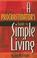 Cover of: A Procrastinator's Guide to Simple Living