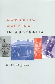 Cover of: Domestic Service in Australia