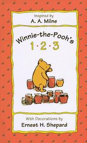 Cover of: Winnie-the-Pooh's 1,2,3 by A. A. Milne