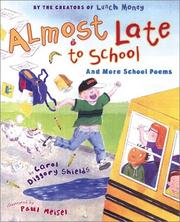 Cover of: Almost late to school: and more school poems