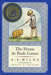 Cover of: House at Pooh Corner (Anniversary Edition) by A. A. Milne