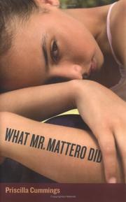 Cover of: What Mr. Mattero did