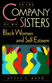 Cover of: In the company of my sisters: Black women and self-esteem