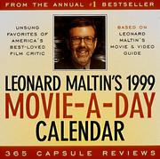 Cover of: Leonard Maltin's 1999 Movie-a-Day Calendar: 365 Capsule Reviews by Leonard Maltin